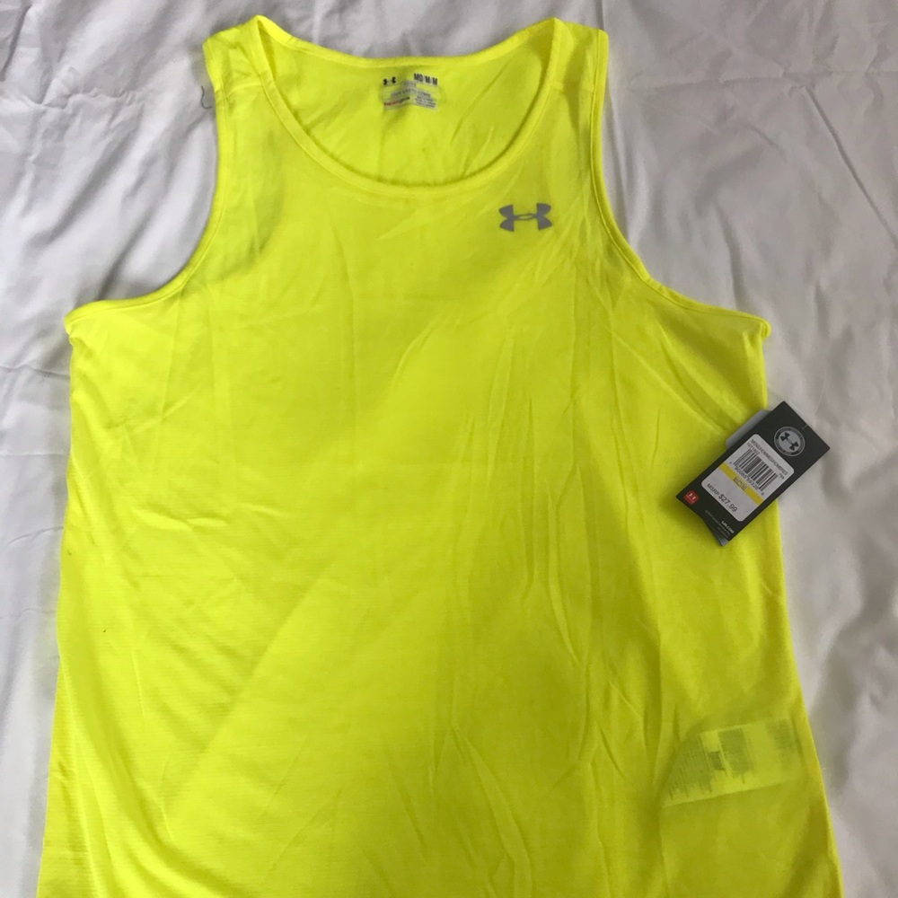 Men’s Neon Under Armour Tank Top